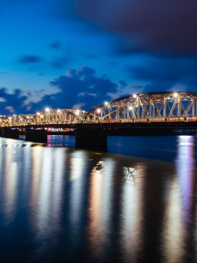 Truong Tien Bridge Hue in Vietnam